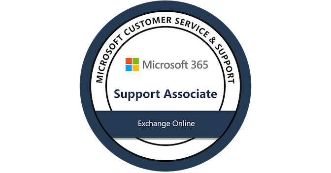Microsoft 365 Exchange Online Support Associate - Credly