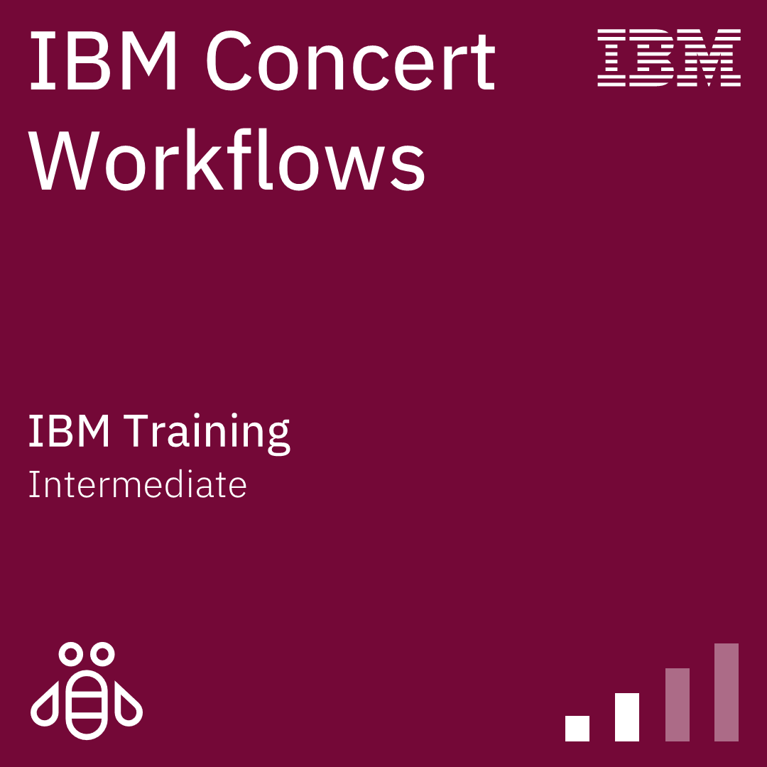 Badge: IBM Concert Workflows - IBM Training - Global