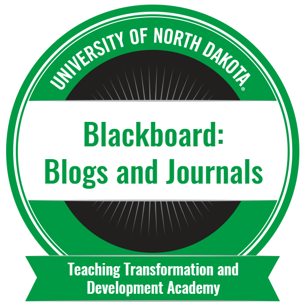 Blackboard: Blogs and Journals
