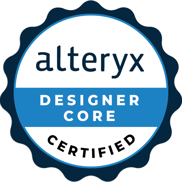 Alteryx Designer Core Certification