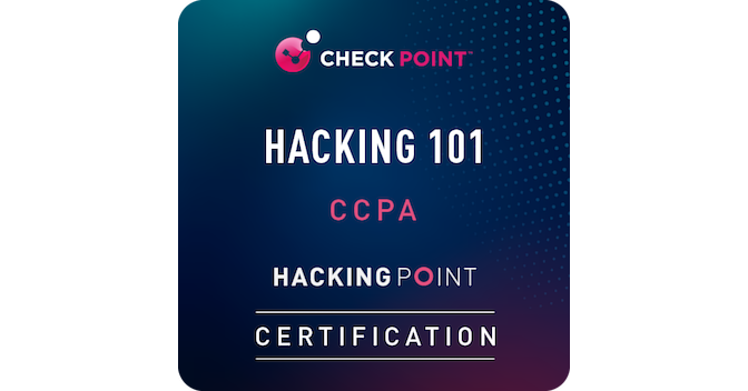 CCPA - Check Point Certified Pen Testing Associate - Credly