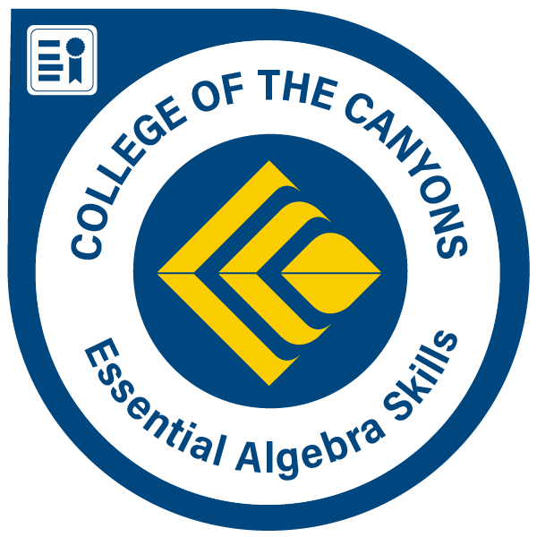 Essential Beginning Algebra Skills Certificate