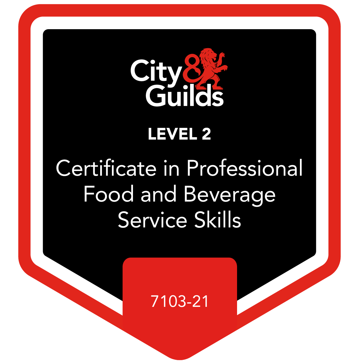 Level 2 Certificate in Professional Food and Beverage Service Skills