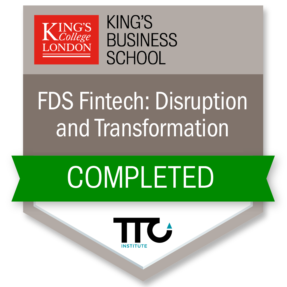 Module 1: FDS Fintech: Disruption and Transformation