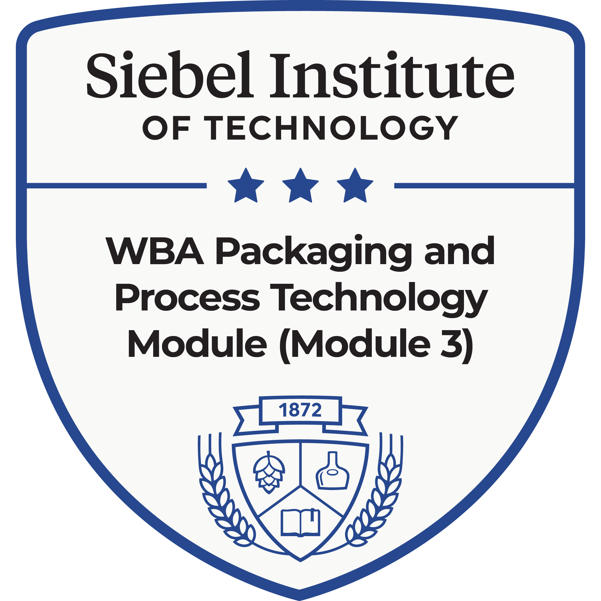 WBA Packaging and Process Technology Module (Module 3) [Online]
