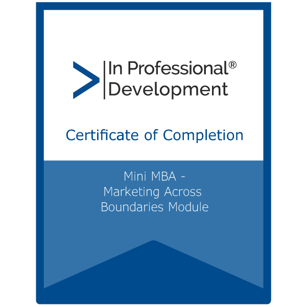 Mini MBA - Marketing Across Boundaries Module