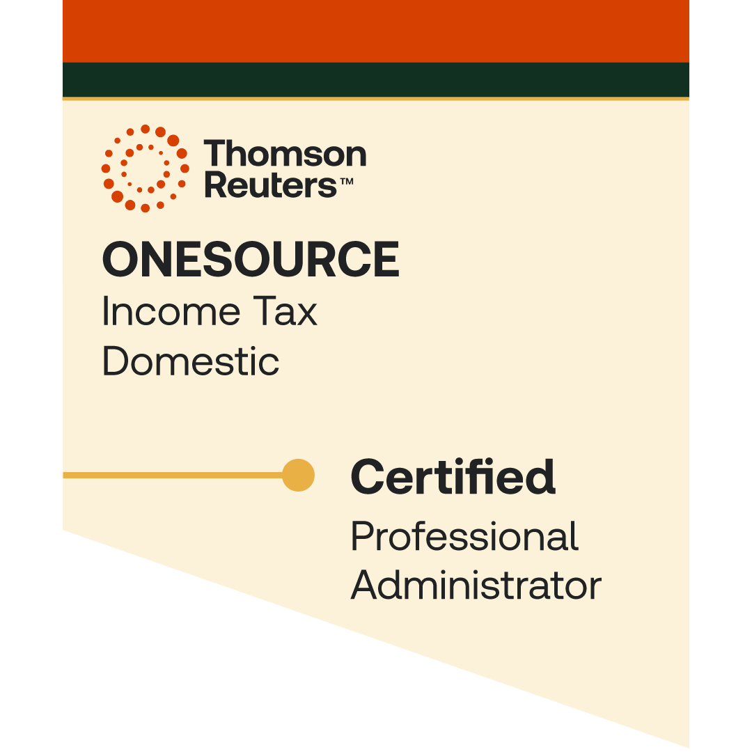 ONESOURCE Income Tax Professional Administrator Certification – Domestic