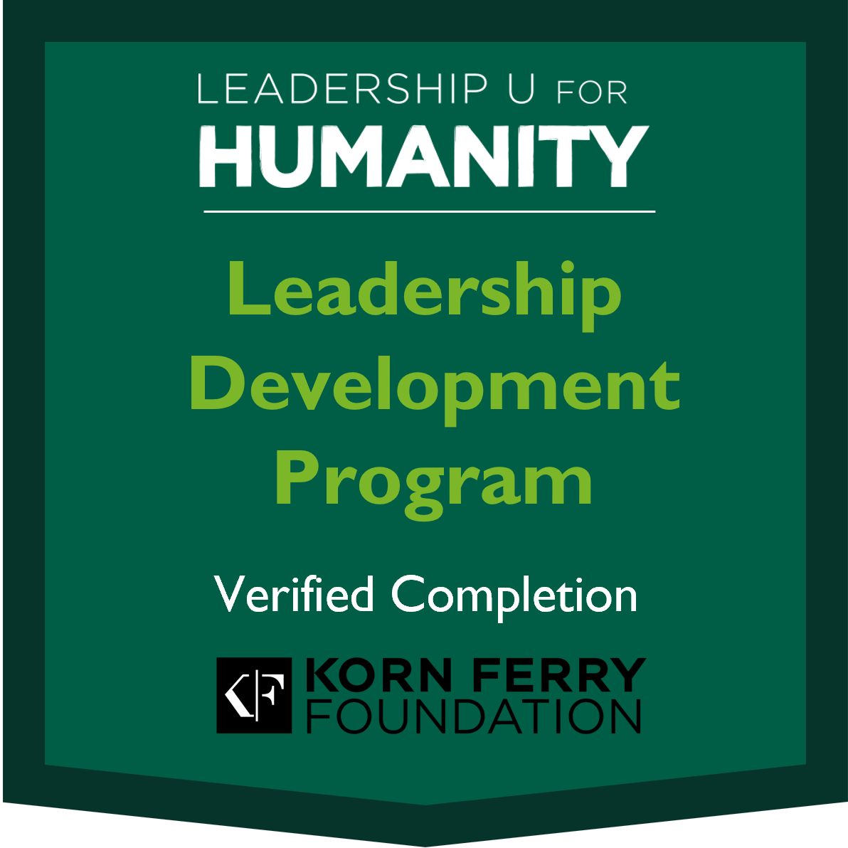 Leadership U for Humanity Completion