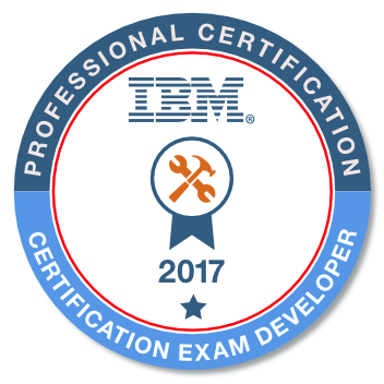 IBM Certification Exam Developer 2017 - Level I