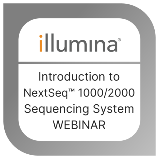 Intro to NextSeq™ 1000 and 2000 Sequencing Systems WEBINAR Credly