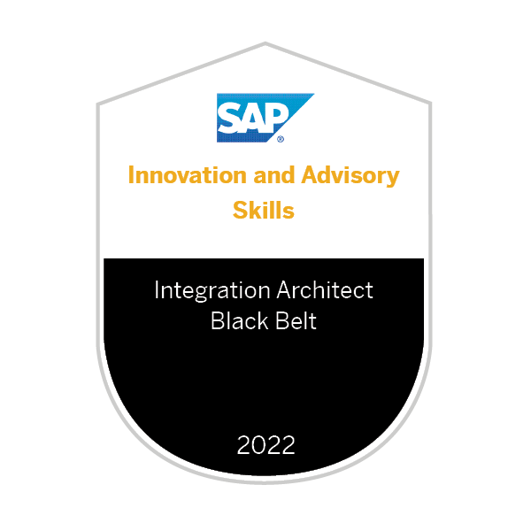 Innovation and Advisory Skills 2022 - Integration Architect Black Belt