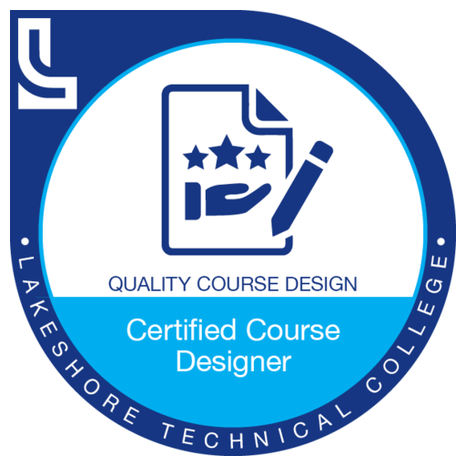 Certified Quality Course Designer - Credly