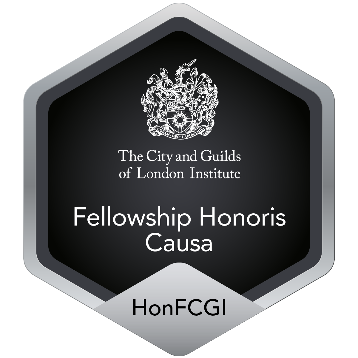 Fellowship Honoris Causa (HonFCGI) of the City and Guilds of London Institute