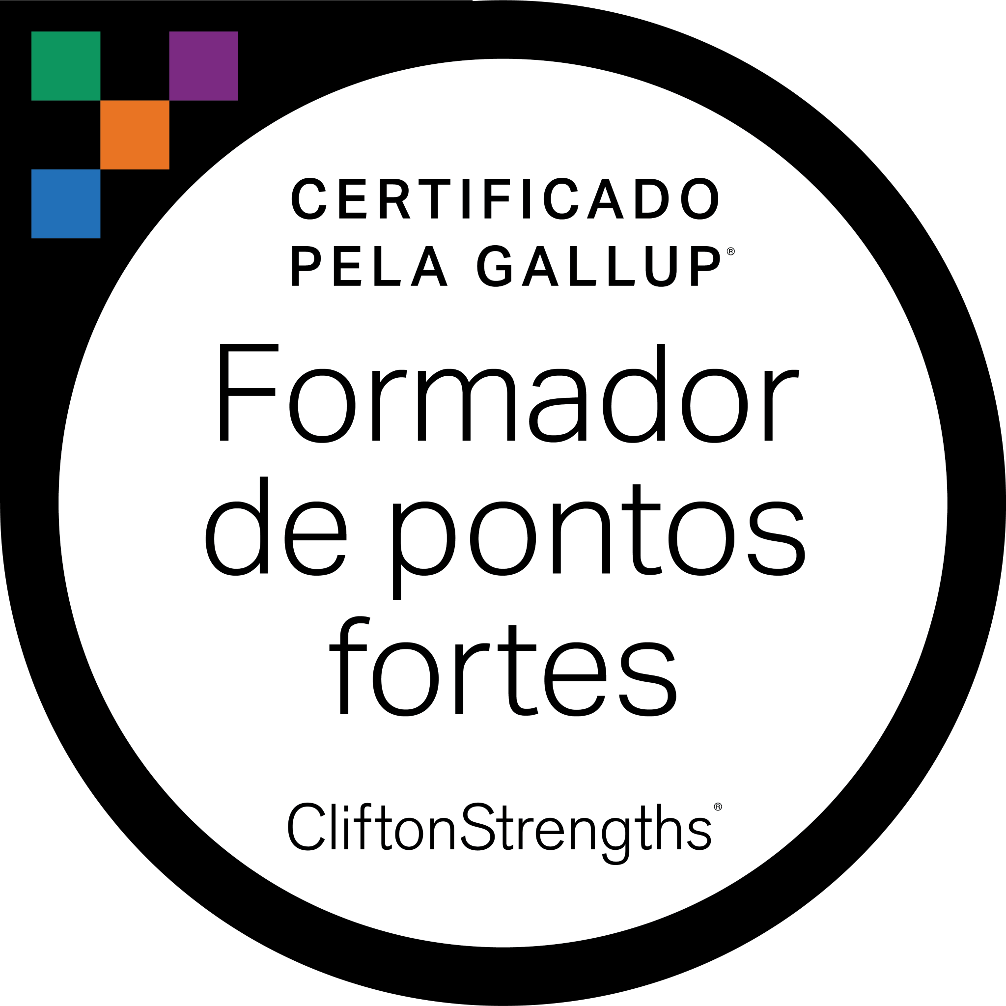 Certificado pela Gallup® Formador de pontos fortes