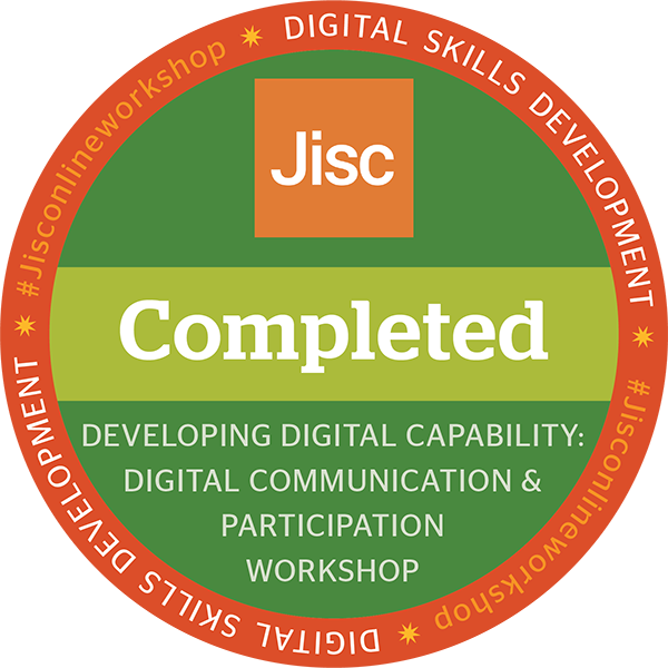 Developing digital capability: digital communication and participation