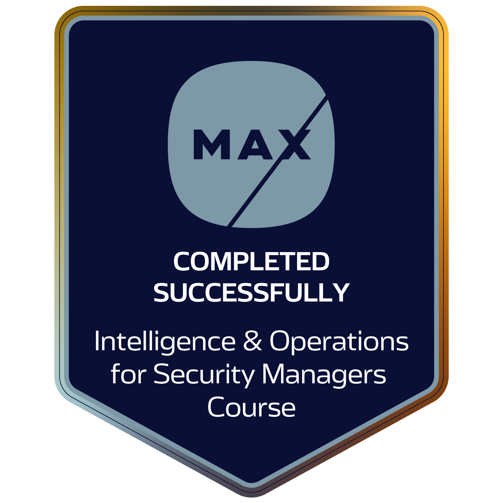 MAX Intelligence & Operations for Security Managers Training