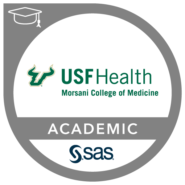 SAS - University of South Florida Academic Specialization in Healthcare Analytics