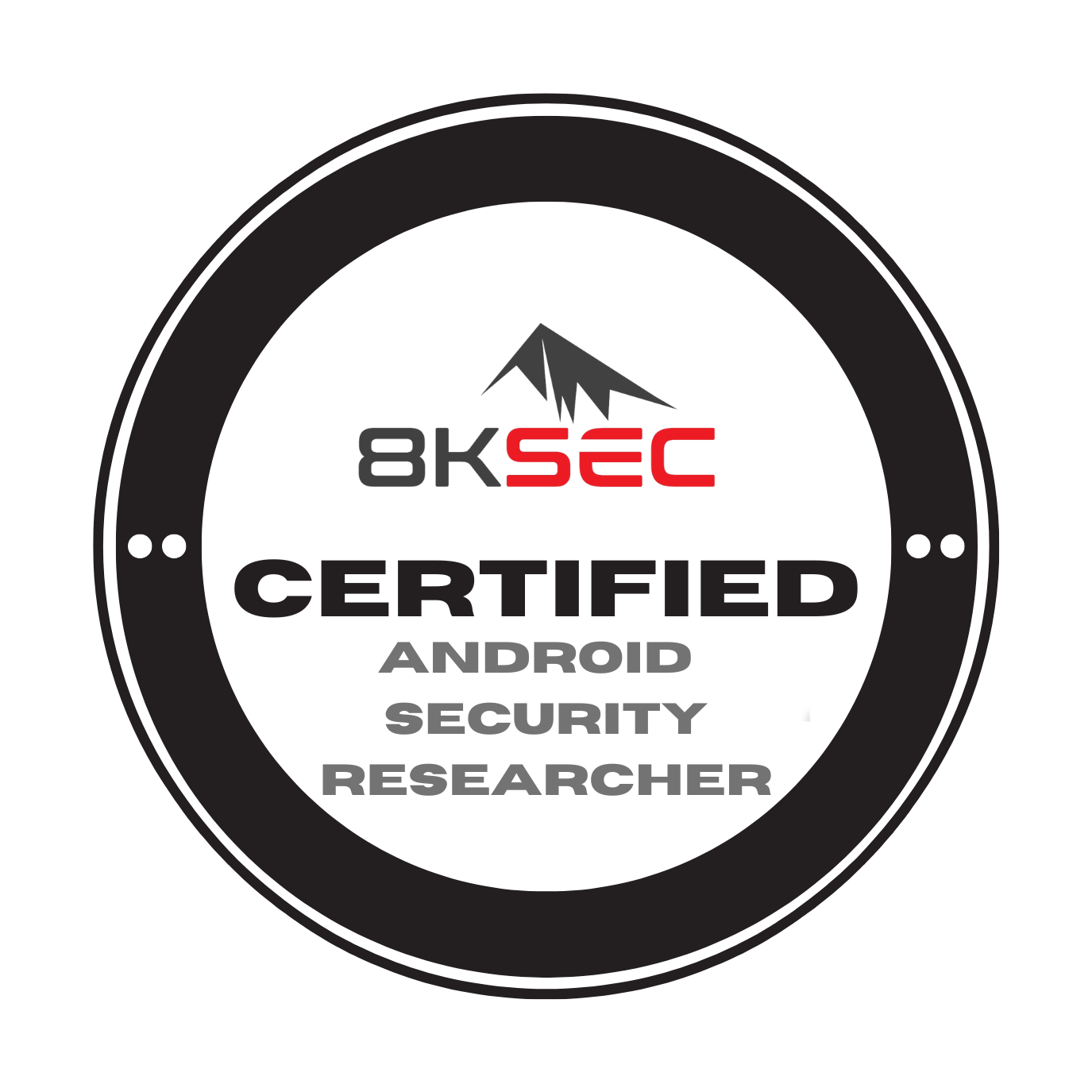 Certified Android Security Researcher (CASR) - Credly