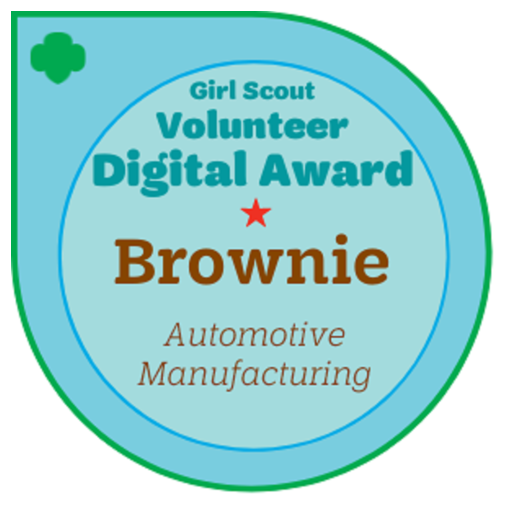 GS STEM Volunteer Brownie AE 3 Automotive Manufacturing Credly