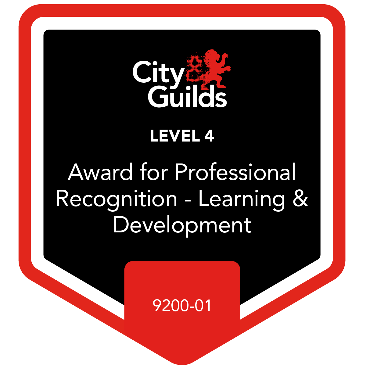 Level 4 Award for Professional Recognition - Learning and Development - 9200-01