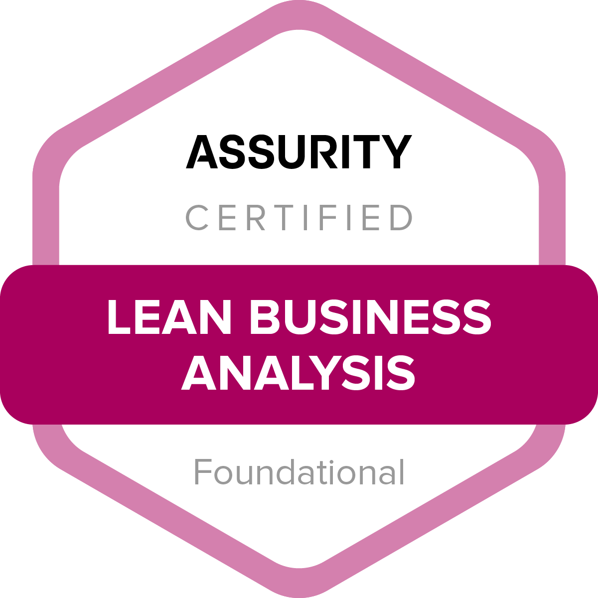 Assurity Certified: Lean Business Analysis (Lean BA)