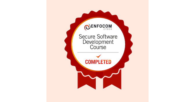 Enfocom Secure Software Development Course - Credly