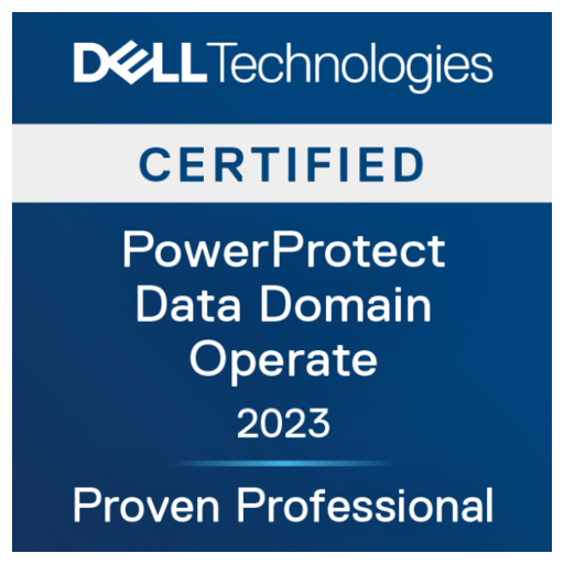 Dell PowerProtect Data Domain Operate 2023 Credly