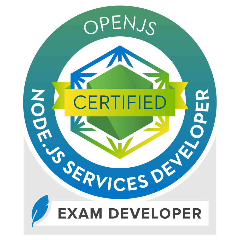 Exam Developer: OpenJS Node.js Services Developer