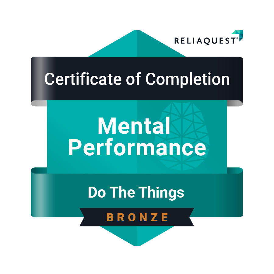 Do The Things Bronze Badge