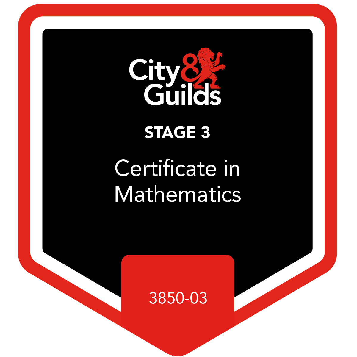 Stage 3 Certificate in Mathematics - 3850-03