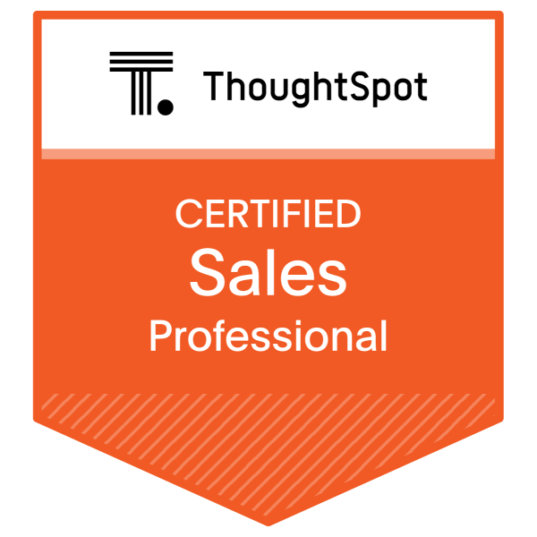 ThoughtSpot Certified Sales Professional