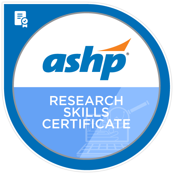 ASHP Research Skills Professional Certificate