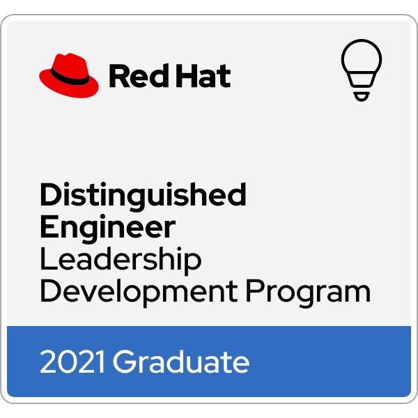 2021 Red Hat Distinguished Engineer Leadership Development Program