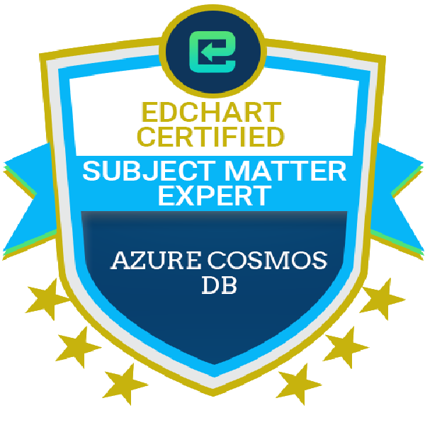 Edchart Certified Azure Cosmos DB Subject Matter Expert