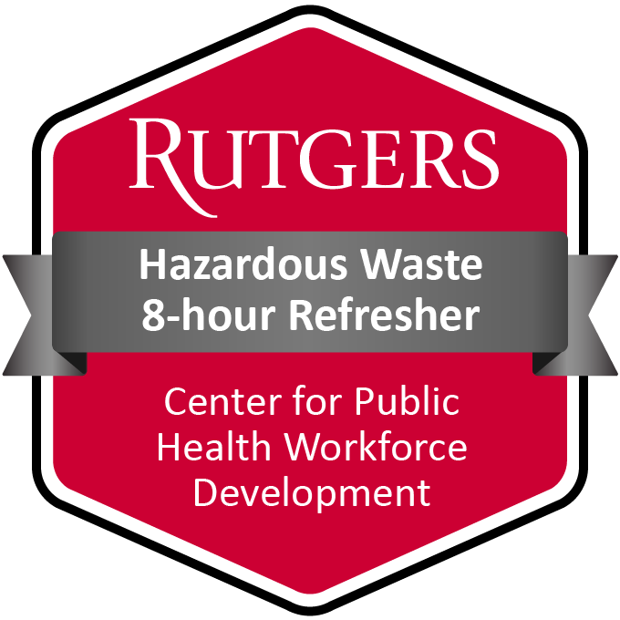 8-hour Hazardous Waste Training - 29 CFR 1910.120(e)(8)