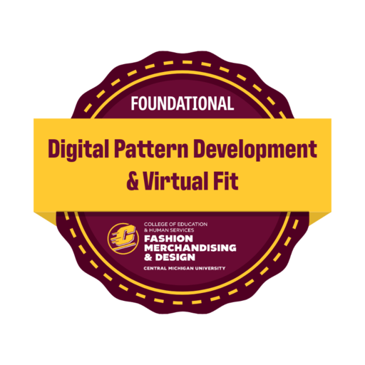 Digital Pattern Development & Virtual Fit - Credly