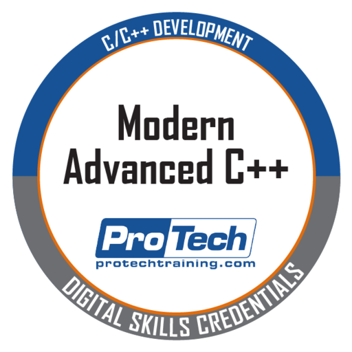 Modern Advanced C++ - Credly