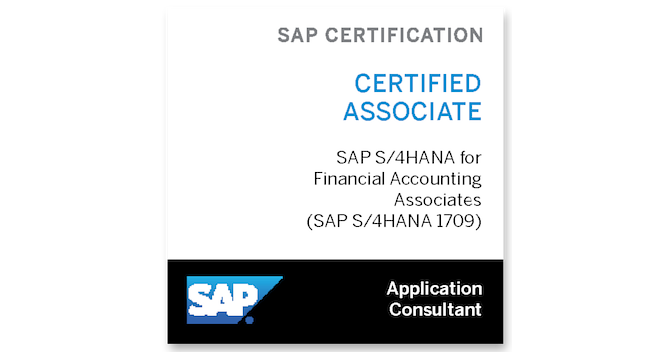 SAP Certified Application Associate - SAP S/4HANA for Financial