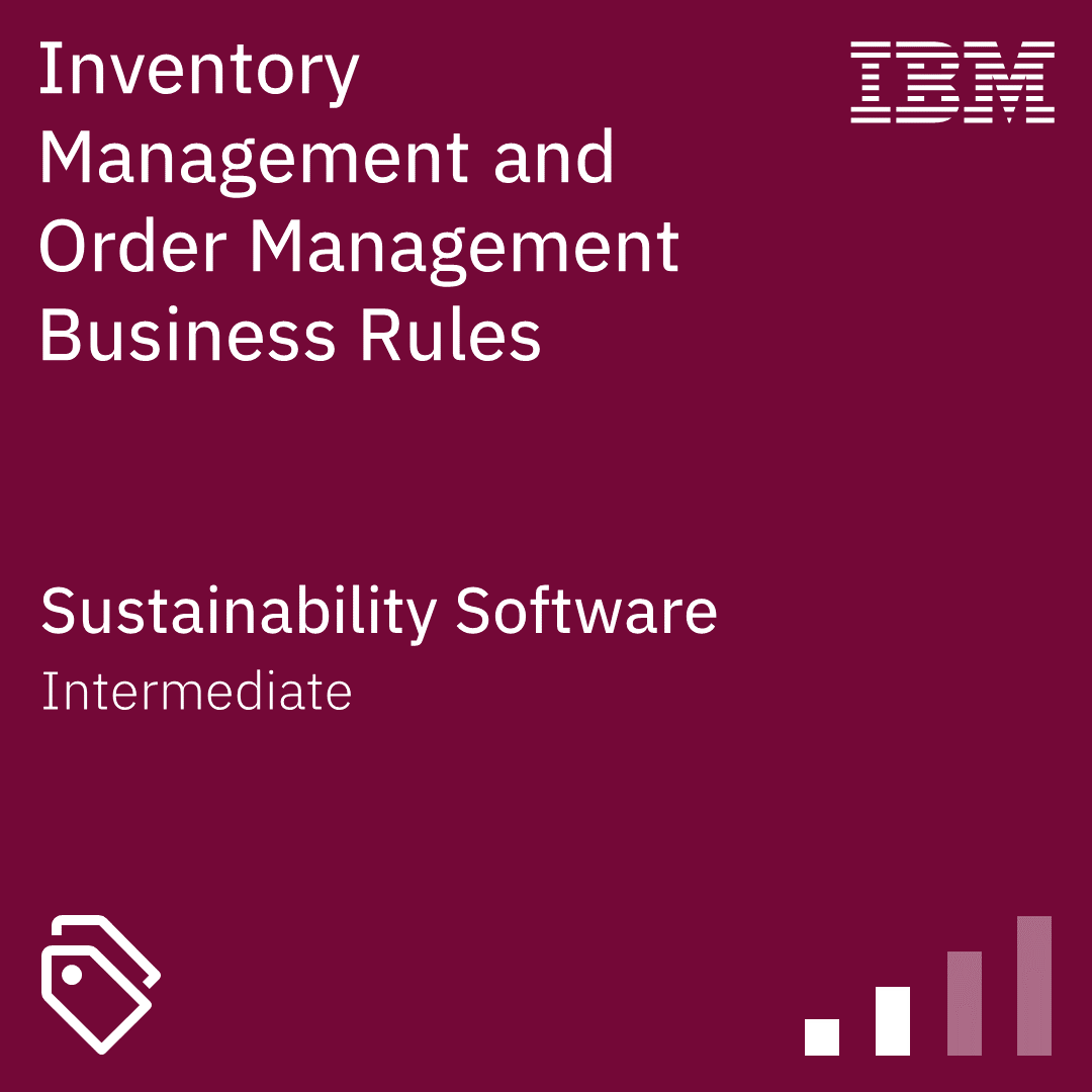 Inventory Management and Order Management Business Rules