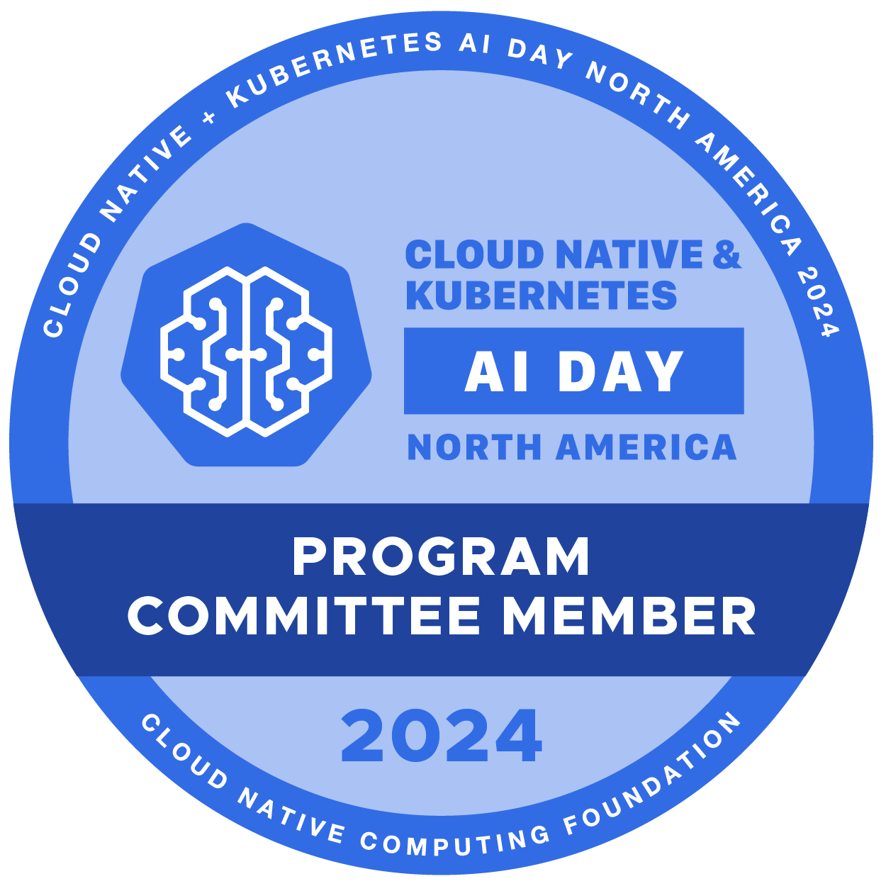Cloud Native & Kubernetes AI Day NA 2024 Program Committee Member Badge ...
