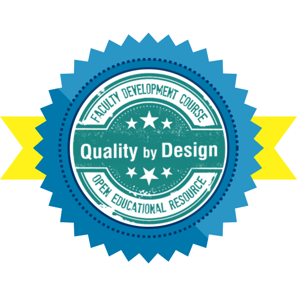 Quality by Design (QbD) Course Completer (with distinction)