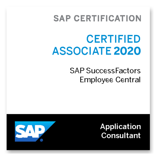 SAP Certified Application Associate SAP SuccessFactors Employee 
