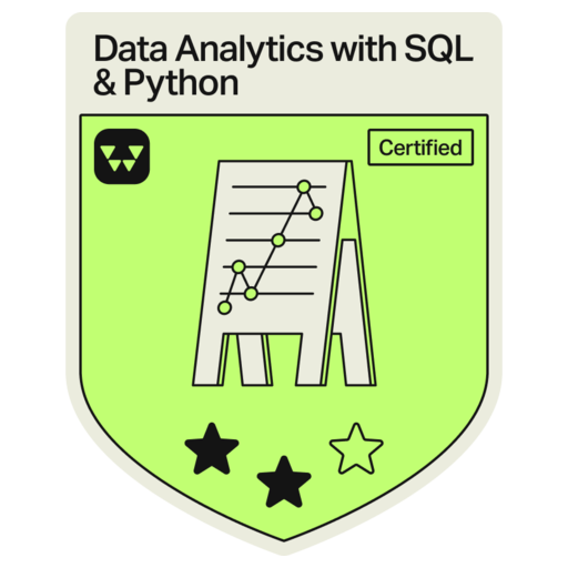 Data Analytics with SQL & Python - Credly