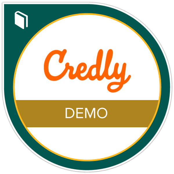 Credly's Platform Demo Badge 2023 (pt-BR)