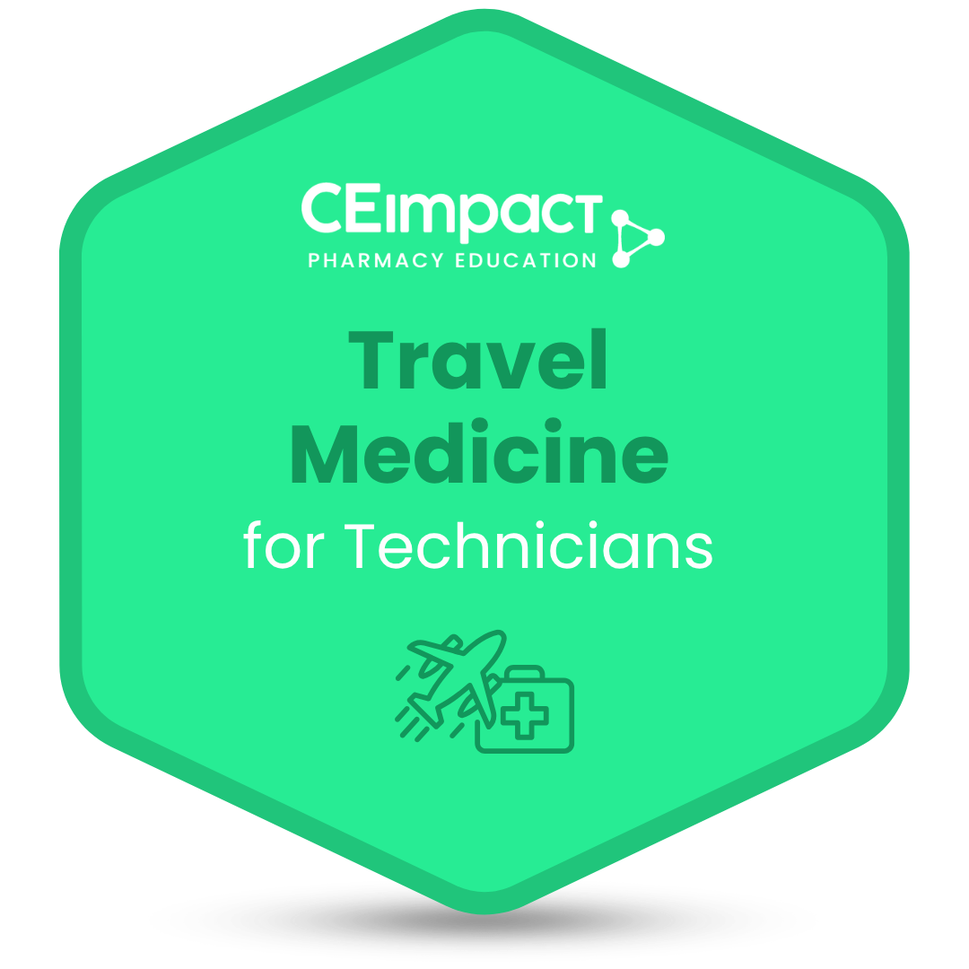 Travel Medicine - Technician badge