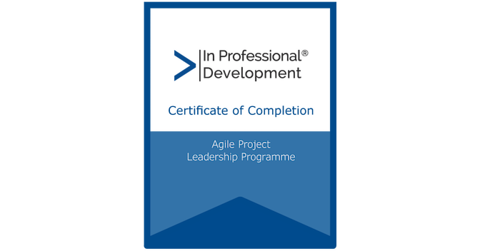 Agile Project Leadership Programme - Credly