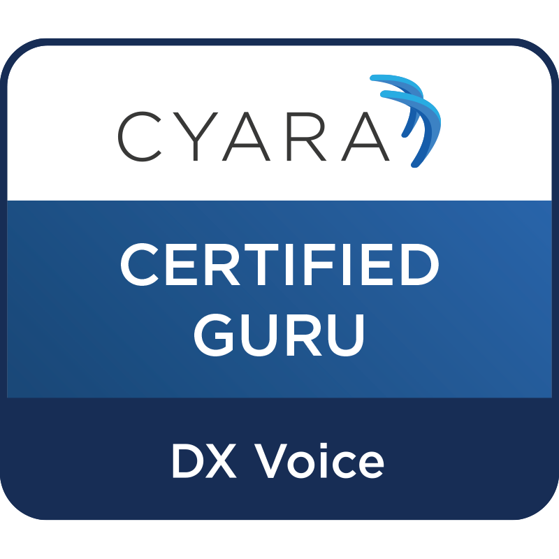 Cyara Certified Guru (DX Voice)