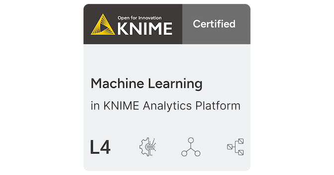 Machine Learning in KNIME Analytics Platform - Credly