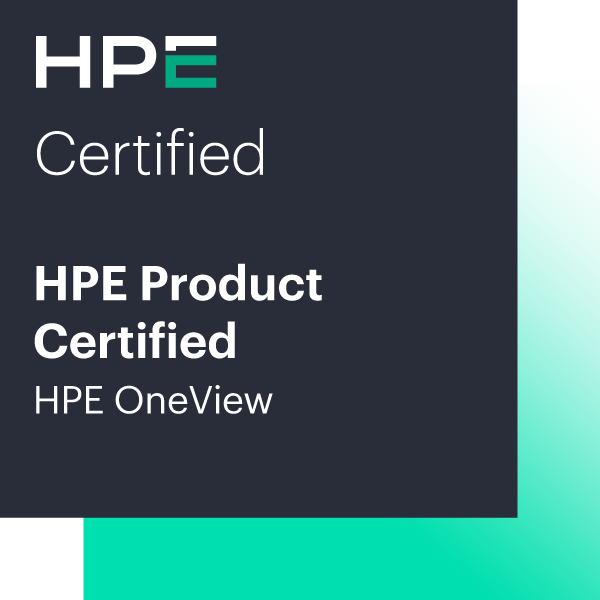 HPE Product Certified - HPE OneView