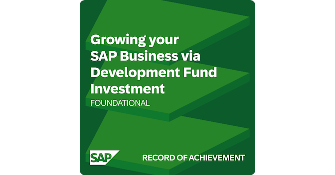 Growing your SAP Business via Development Fund Investment - Record of ...